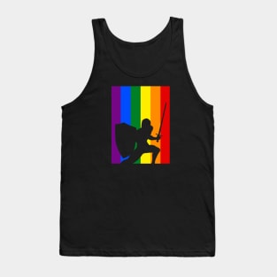 Gay Pride Fighter Tank Top